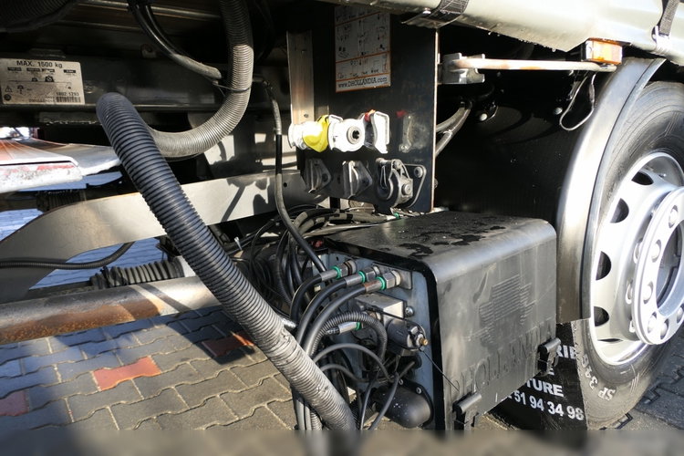 DAF XF 480 / 6x2 / FIRANKA - 8.2 m / + WINDA ZAŁADOWCZA / KLIMA POSTOJOWA / MOCNA PODŁOGA: SZYNA-DESKA / EURO 6 / OŚ PODNOSZONA zdjęcie 22