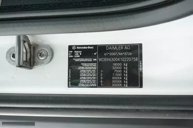 Mercedes ACTROS / 1830 ACC / E 6 / ZESTAW PRZEJAZDOWY 120 M3 / ŁAD. 15 000 KG zdjęcie 11