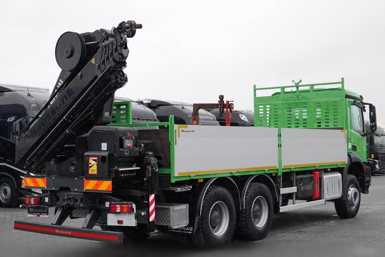 Mercedes AROCS 2636 / 6x4 / SKRZYNIOWY- 6, 5 M / + HDS HIAB 192 E-5 wysów: 15m / EURO 6 / STEROWANIE RADIOWE / ROTATOR  zdjęcie 9