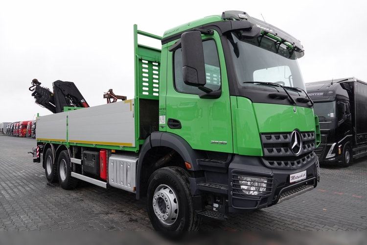 Mercedes AROCS 2636 / 6x4 / SKRZYNIOWY- 6, 5 M / + HDS HIAB 192 E-5 wysów: 15m / EURO 6 / STEROWANIE RADIOWE / ROTATOR  zdjęcie 10