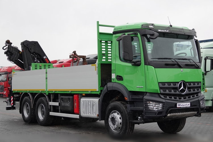 Mercedes AROCS 2636 / 6x4 / SKRZYNIOWY- 6, 5 M / + HDS HIAB 192 E-5 wysów: 15m / EURO 6 / STEROWANIE RADIOWE / ROTATOR  zdjęcie 11