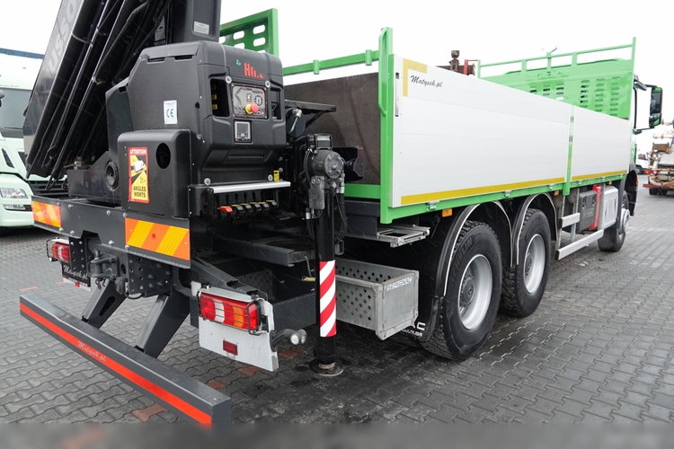 Mercedes AROCS 2636 / 6x4 / SKRZYNIOWY- 6, 5 M / + HDS HIAB 192 E-5 wysów: 15m / EURO 6 / STEROWANIE RADIOWE / ROTATOR  zdjęcie 18