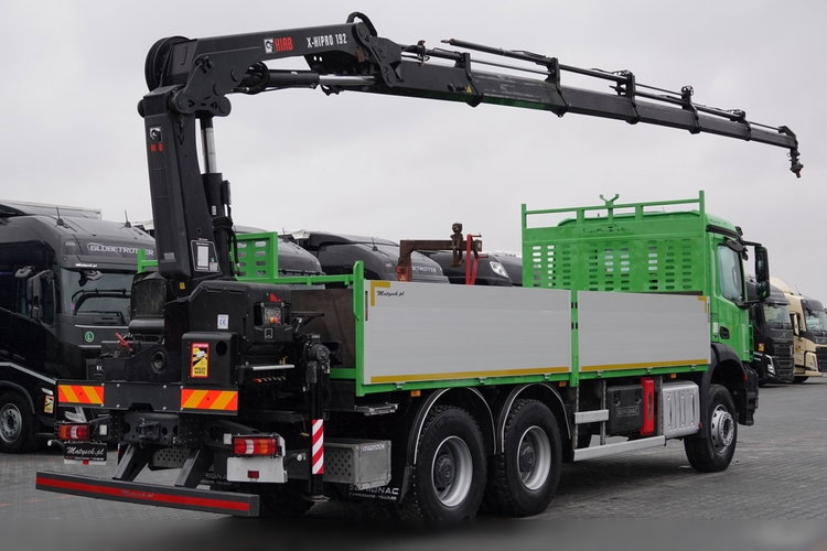 Mercedes AROCS 2636 / 6x4 / SKRZYNIOWY- 6, 5 M / + HDS HIAB 192 E-5 wysów: 15m / EURO 6 / STEROWANIE RADIOWE / ROTATOR  zdjęcie 3