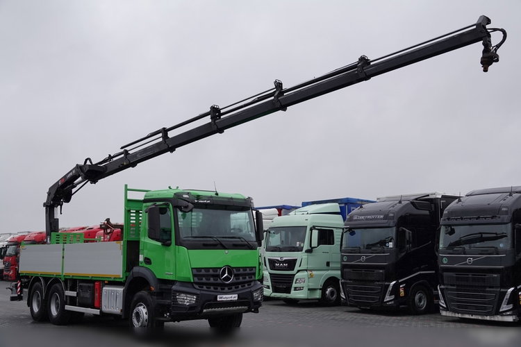 Mercedes AROCS 2636 / 6x4 / SKRZYNIOWY- 6, 5 M / + HDS HIAB 192 E-5 wysów: 15m / EURO 6 / STEROWANIE RADIOWE / ROTATOR  zdjęcie 4
