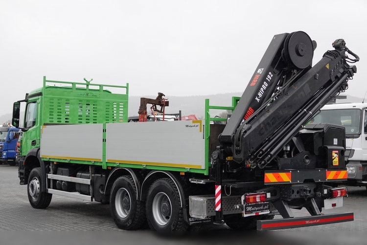 Mercedes AROCS 2636 / 6x4 / SKRZYNIOWY- 6, 5 M / + HDS HIAB 192 E-5 wysów: 15m / EURO 6 / STEROWANIE RADIOWE / ROTATOR  zdjęcie 7