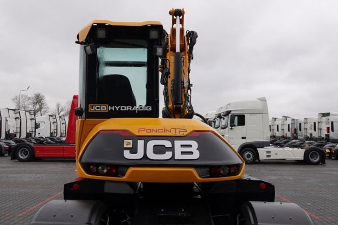 JCB HYDRADIG HD 110W / KOPARKA KOŁOWA / 2019 ROK / KOMPLET ŁYŻEK + WIDŁY DO PALET / PO KONTRAKCIE SERWISOWYM zdjęcie 9
