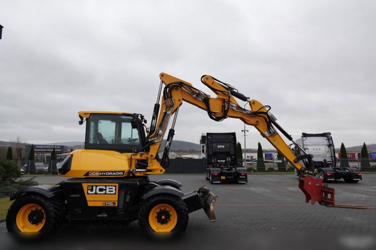 JCB HYDRADIG HD 110W / KOPARKA KOŁOWA / 2019 ROK / KOMPLET ŁYŻEK + WIDŁY DO PALET / PO KONTRAKCIE SERWISOWYM zdjęcie 11