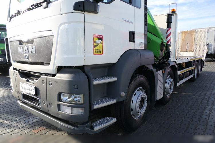 MAN TGS 35.360 / 8x2 / LAWETA 7.7 M + HDS FASSI 230 XP / OŚ PODNOSZONA / 4 OSIOWY / NAJAZDY HYDRAULICZNE / WCIĄGARKA  zdjęcie 11