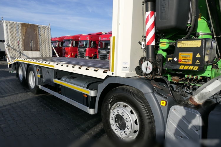 MAN TGS 35.360 / 8x2 / LAWETA 7.7 M + HDS FASSI 230 XP / OŚ PODNOSZONA / 4 OSIOWY / NAJAZDY HYDRAULICZNE / WCIĄGARKA  zdjęcie 16
