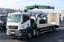 MAN TGS 35.360 / 8x2 / LAWETA 7.7 M + HDS FASSI 230 XP / OŚ PODNOSZONA / 4 OSIOWY / NAJAZDY HYDRAULICZNE / WCIĄGARKA  zdjęcie 1
