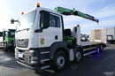 MAN TGS 35.360 / 8x2 / LAWETA 7.7 M + HDS FASSI 230 XP / OŚ PODNOSZONA / 4 OSIOWY / NAJAZDY HYDRAULICZNE / WCIĄGARKA  zdjęcie 2