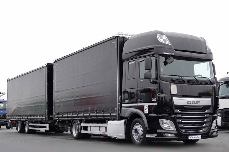 DAF XF 440 / ZESTAW TANDEM 120 M3 / PRZEJAZDOWY / EURO 6 / WECON / 2017 ROK  zdjęcie 9
