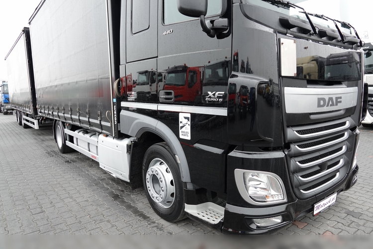 DAF XF 440 / ZESTAW TANDEM 120 M3 / PRZEJAZDOWY / EURO 6 / WECON / 2017 ROK  zdjęcie 10