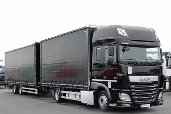 DAF XF 440 / ZESTAW TANDEM 120 M3 / PRZEJAZDOWY / EURO 6 / WECON / 2017 ROK 