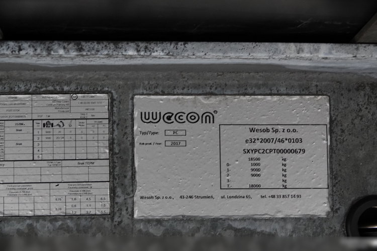 DAF XF 440 / ZESTAW TANDEM 120 M3 / PRZEJAZDOWY / EURO 6 / WECON / 2017 ROK  zdjęcie 60