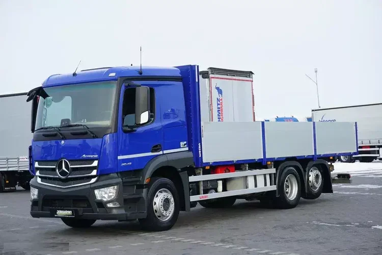 Mercedes ACTROS / 2543 / ACC / E 6 / PEŁNY ADR / SKRZYNIOWY / ZAWIESIE POD WÓZEK zdjęcie 2