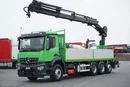 Mercedes AROCS / 3240 / 8 X 4 / TRIDEM / SKRZYNIOWY + HDS / HIAB 262 E – 7 / WYS. 19 M zdjęcie 2