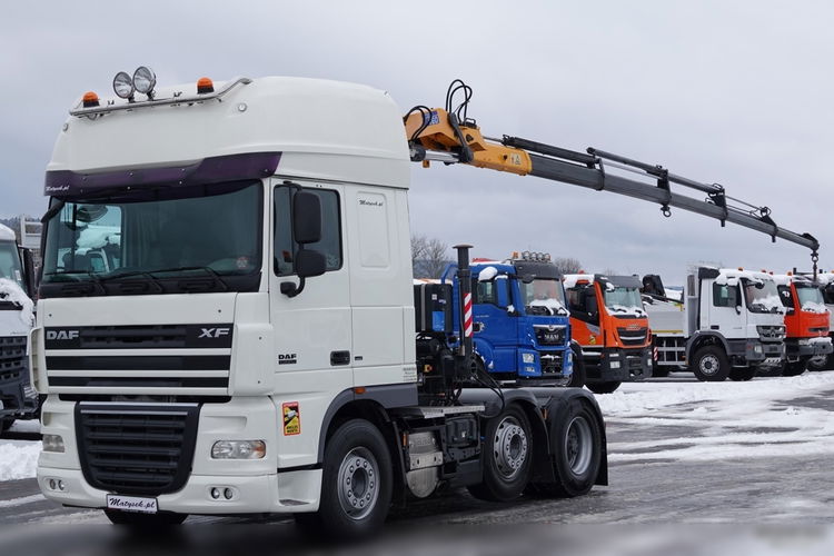 MAN DAF XF 510 / 6x2 / PUSHER /HDS COPMA 160.5 / WYSÓW: 15 m / OŚ PODNOSZONA / 3 OSIOWY CIĄGNIK SIODŁOWY / UAL / STEROWANIE RADIOWE zdjęcie 2