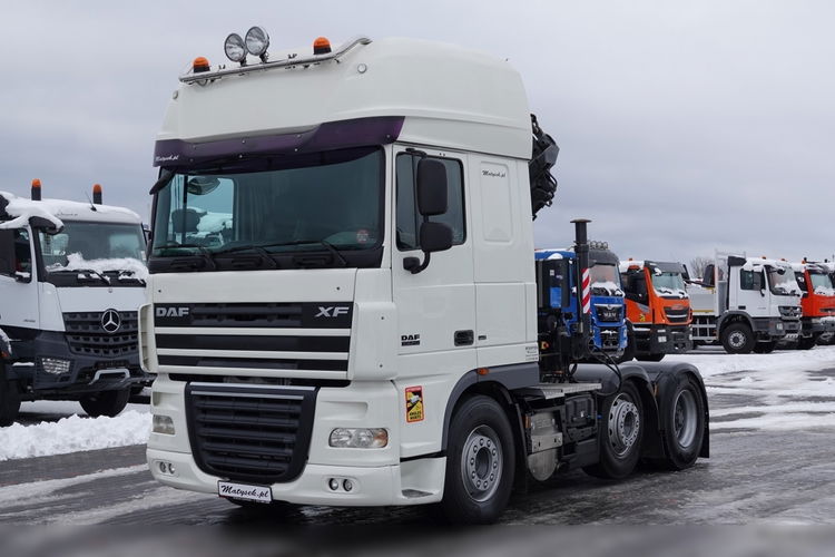 MAN DAF XF 510 / 6x2 / PUSHER /HDS COPMA 160.5 / WYSÓW: 15 m / OŚ PODNOSZONA / 3 OSIOWY CIĄGNIK SIODŁOWY / UAL / STEROWANIE RADIOWE zdjęcie 4