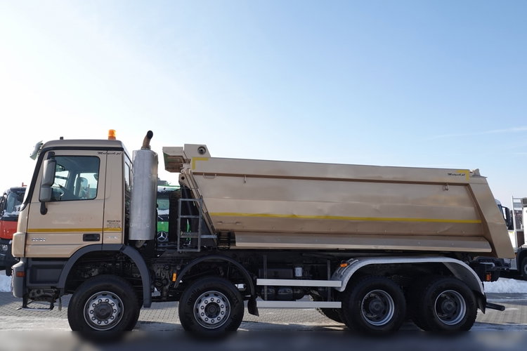 Mercedes -BENZ ACTROS MP3 / 4141 / 8X6 / WYWROTKA TYLNOZSYPOWA / MEILLER -KIPPER / HARDOX / MANUAL  zdjęcie 12