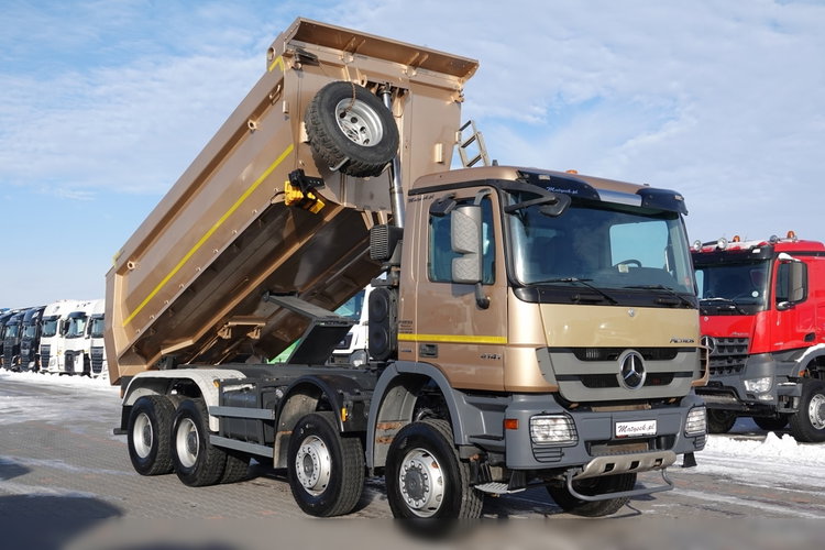 Mercedes -BENZ ACTROS MP3 / 4141 / 8X6 / WYWROTKA TYLNOZSYPOWA / MEILLER -KIPPER / HARDOX / MANUAL  zdjęcie 1