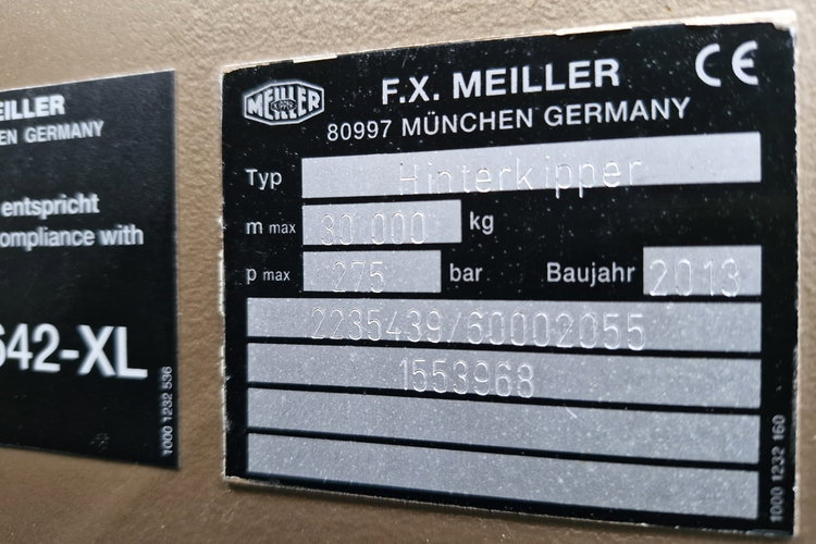 Mercedes -BENZ ACTROS MP3 / 4141 / 8X6 / WYWROTKA TYLNOZSYPOWA / MEILLER -KIPPER / HARDOX / MANUAL  zdjęcie 41