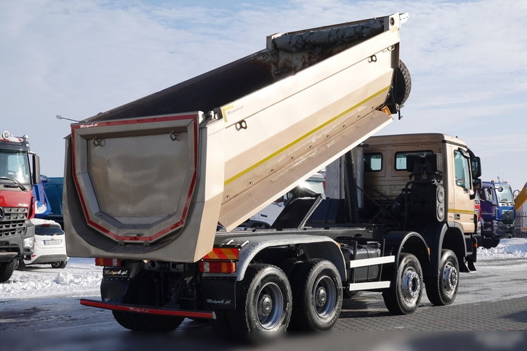 Mercedes -BENZ ACTROS MP3 / 4141 / 8X6 / WYWROTKA TYLNOZSYPOWA / MEILLER -KIPPER / HARDOX / MANUAL  zdjęcie 4