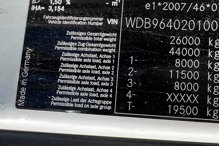 Mercedes AROCS eur6 FAUN VARIOPRSS 520 zdjęcie 23