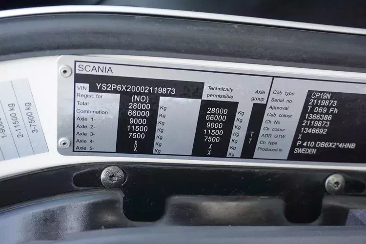 Scania / P 410 / EURO 6 / CHŁODNIA + WINDA / 23 PALETY / OŚ SKRĘTNA zdjęcie 11
