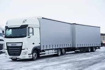 DAF XF / 480 / ACC / EURO 6 / ZESTAW PRZEJAZDOWY 120 M3