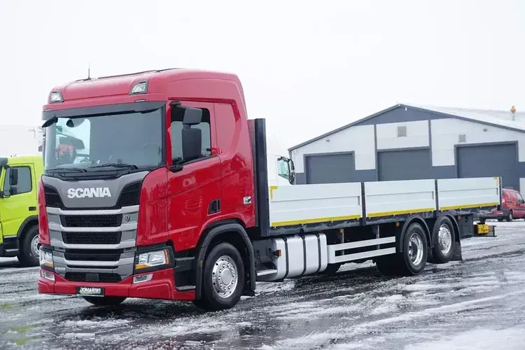 Scania R 500 / ACC / E 6 / SKRZYNIOWY / DŁ. 9.1 M / OŚ SKRĘTNA zdjęcie 1