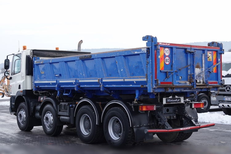 DAF CF 85.410 / 8X4 / WYWROTKA 2 STR / HYDROBURTA / MEILLER KIPPER / BORDMATIC / SPROWADZONY  zdjęcie 10