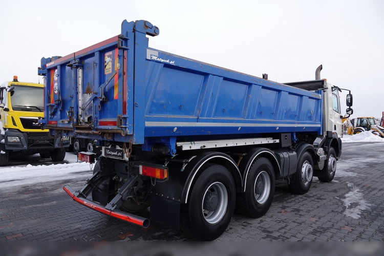 DAF CF 85.410 / 8X4 / WYWROTKA 2 STR / HYDROBURTA / MEILLER KIPPER / BORDMATIC / SPROWADZONY  zdjęcie 11