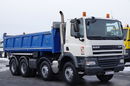 DAF CF 85.410 / 8X4 / WYWROTKA 2 STR / HYDROBURTA / MEILLER KIPPER / BORDMATIC / SPROWADZONY  zdjęcie 12