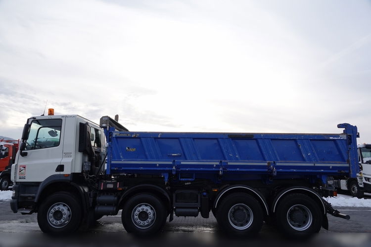 DAF CF 85.410 / 8X4 / WYWROTKA 2 STR / HYDROBURTA / MEILLER KIPPER / BORDMATIC / SPROWADZONY  zdjęcie 16