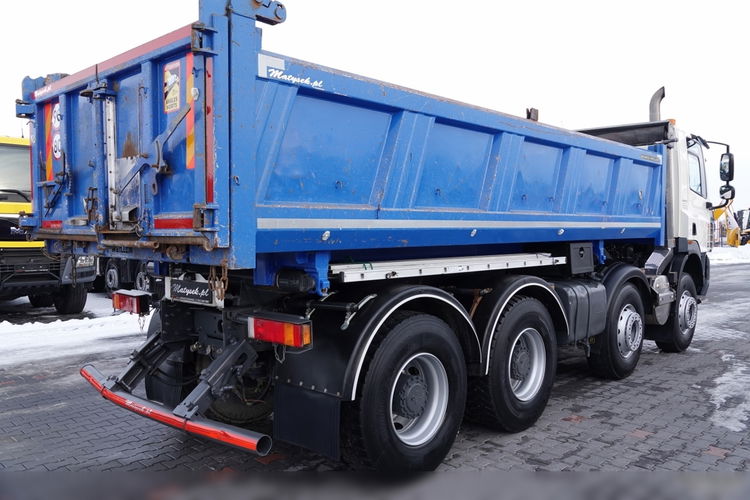 DAF CF 85.410 / 8X4 / WYWROTKA 2 STR / HYDROBURTA / MEILLER KIPPER / BORDMATIC / SPROWADZONY  zdjęcie 19