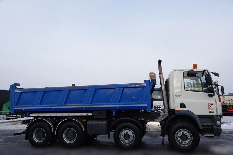 DAF CF 85.410 / 8X4 / WYWROTKA 2 STR / HYDROBURTA / MEILLER KIPPER / BORDMATIC / SPROWADZONY  zdjęcie 20