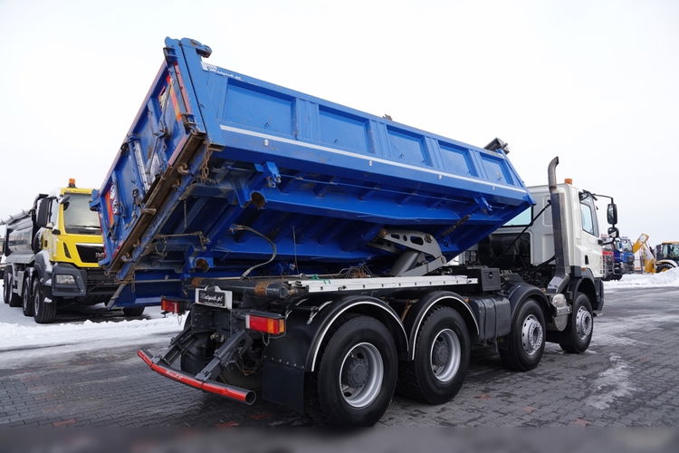 DAF CF 85.410 / 8X4 / WYWROTKA 2 STR / HYDROBURTA / MEILLER KIPPER / BORDMATIC / SPROWADZONY  zdjęcie 7