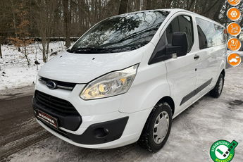 Ford Transit Custom 2.O TDCI 130 KM 1 WŁAŚCICIEL W PL 9 OSOBOWY KAMERA COFANIA BEZ WKŁADU