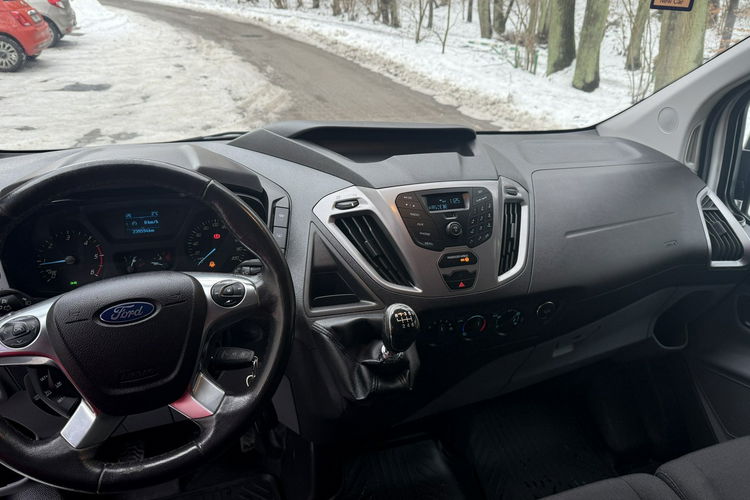 Ford Transit Custom 2.O TDCI 130 KM 1 WŁAŚCICIEL W PL 9 OSOBOWY KAMERA COFANIA BEZ WKŁADU zdjęcie 11
