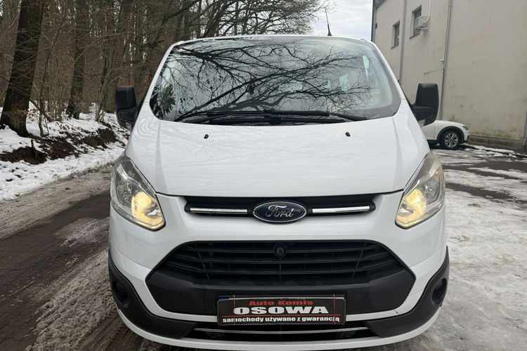 Ford Transit Custom 2.O TDCI 130 KM 1 WŁAŚCICIEL W PL 9 OSOBOWY KAMERA COFANIA BEZ WKŁADU zdjęcie 2