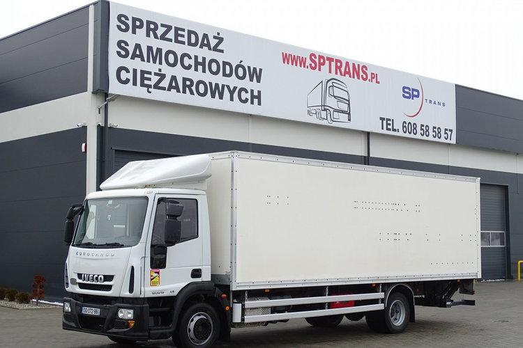 Iveco EUROCARGO 120 E19 Kontener Sprowadzony EURO 6 Książka Serwisowa , Klima , 3 Miejscowa Kabina , Poduszki , Winda zdjęcie 1