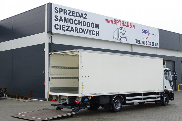 Iveco EUROCARGO 120 E19 Kontener Sprowadzony EURO 6 Książka Serwisowa , Klima , 3 Miejscowa Kabina , Poduszki , Winda zdjęcie 4