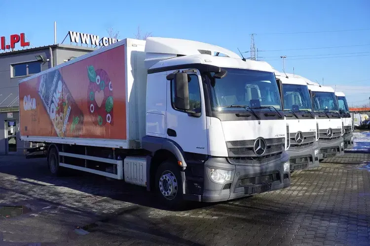 Mercedes Actros 1824 / Kabina sypialna / Chłodnia 22 EPAL / 4 sztuki zdjęcie 1