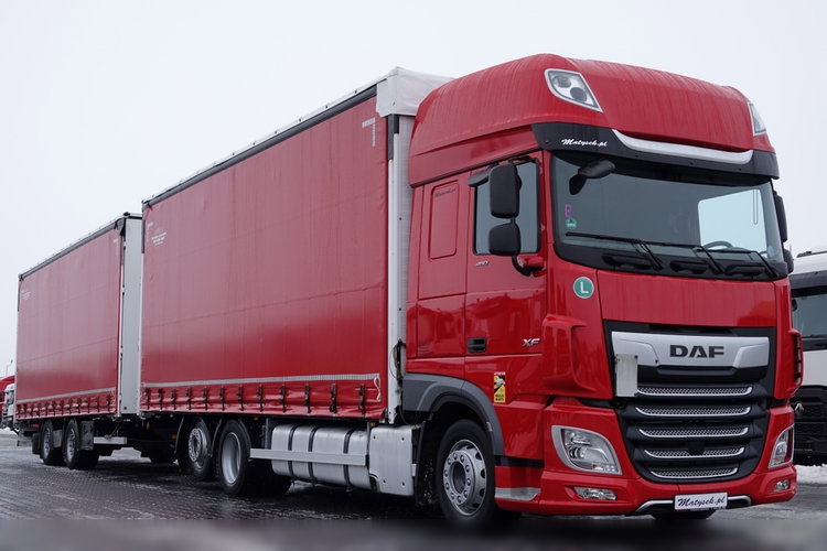 DAF XF 480 / ZESTAW TANDEM / 120 M3 / PRZEJAZDOWY / PO ZŁOTYM KONTRAKCIE SERWISOWYM zdjęcie 5