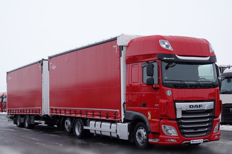 DAF XF 480 / ZESTAW TANDEM / 120 M3 / PRZEJAZDOWY / PO ZŁOTYM KONTRAKCIE SERWISOWYM zdjęcie 6