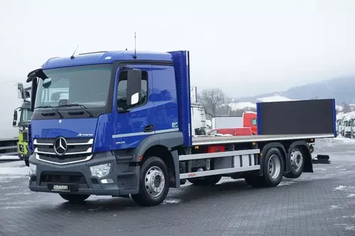 Mercedes ACTROS / 2543 / ACC / E 6 / PEŁNY ADR / PLATFORMA / ZAWIESIE POD WÓZEK