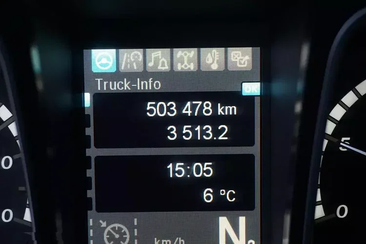 Mercedes ACTROS / 2543 / ACC / E 6 / PEŁNY ADR / PLATFORMA / ZAWIESIE POD WÓZEK zdjęcie 12