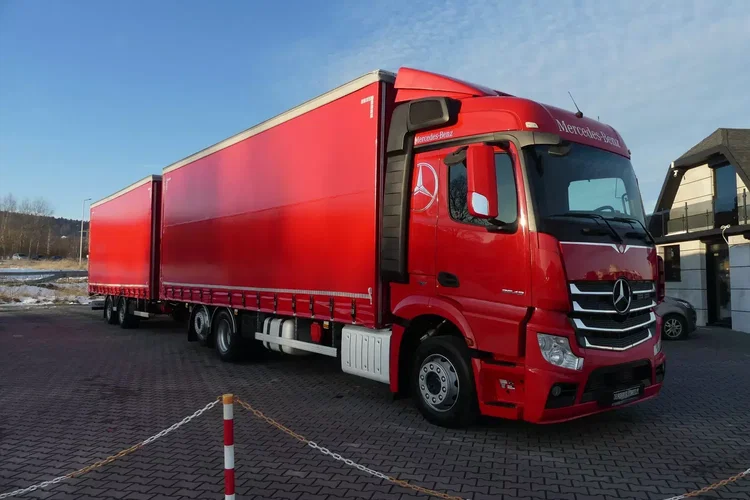 Mercedes ACTROS 2543 MP4 / EURO 6 / ZESTAW TANDEM / zdjęcie 8
