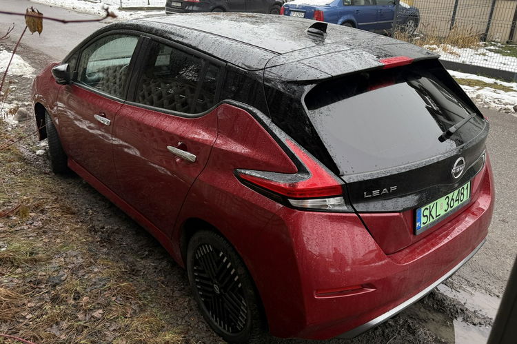 Nissan Leaf max wersja bateria 62kWh 25 tyskm moc 217KM jedyny taki gwaranc zdjęcie 27